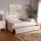 Baxton Studio Becker Modern and Contemporary Transitional Beige Fabric Full Size Daybed with Trundle 184-11087-Zoro - alternate 8